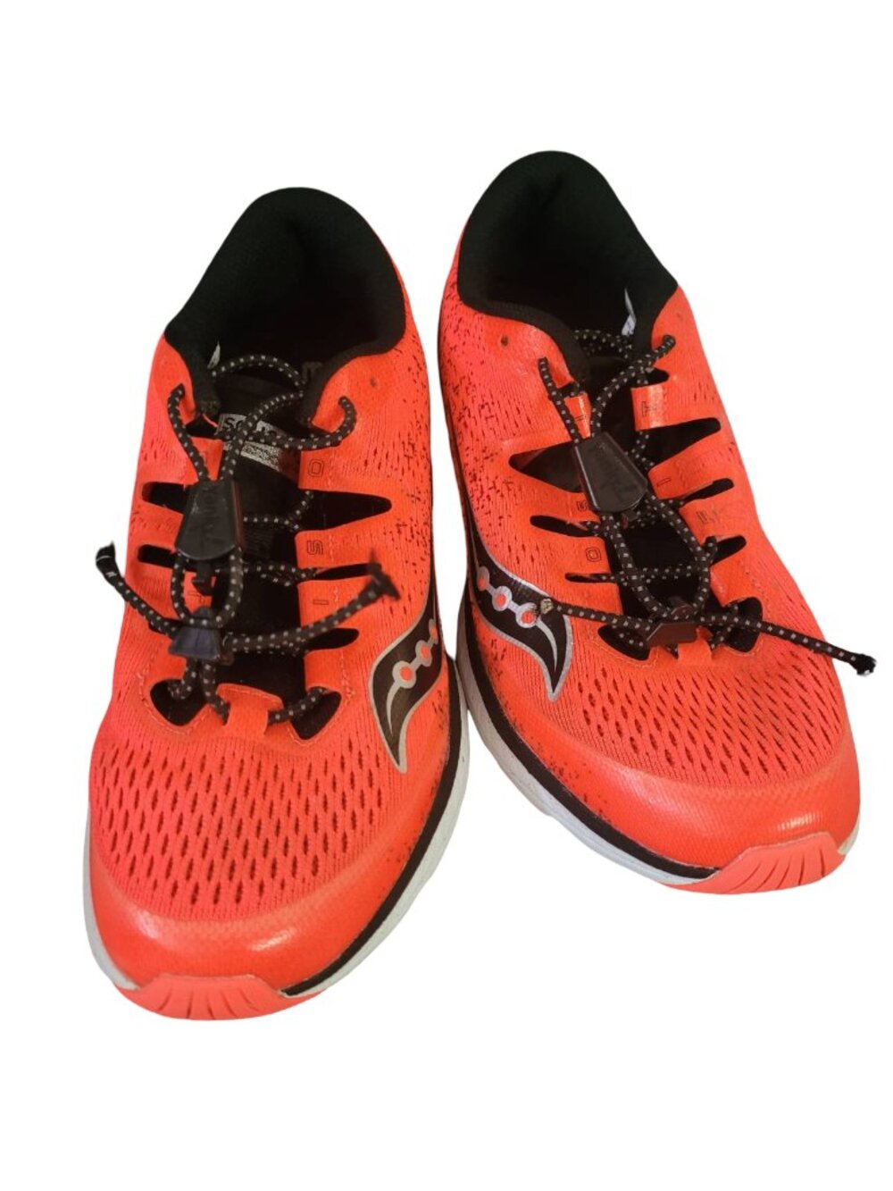 4.5M bright orange Saucony Freedom ISO running shoes